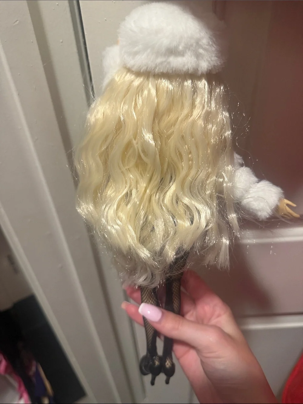 Dress to Impress Fashion Doll in White Fur Outfit
